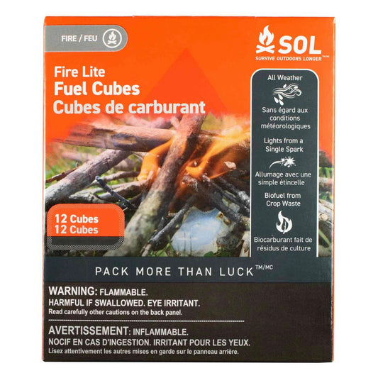 SOL FIRE LITE FUEL CUBES | 12 PIECES